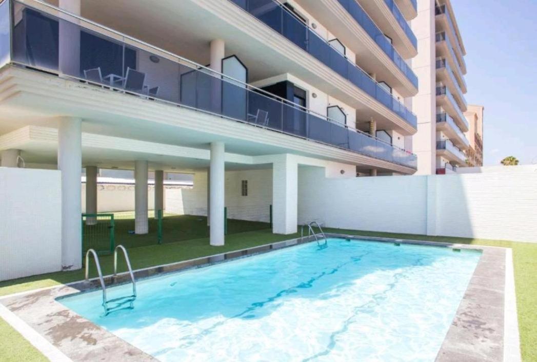 Atico Aqua Peniscola, 1ª Linea De Playa, Parking Y Piscina Apartment Bagian luar foto
