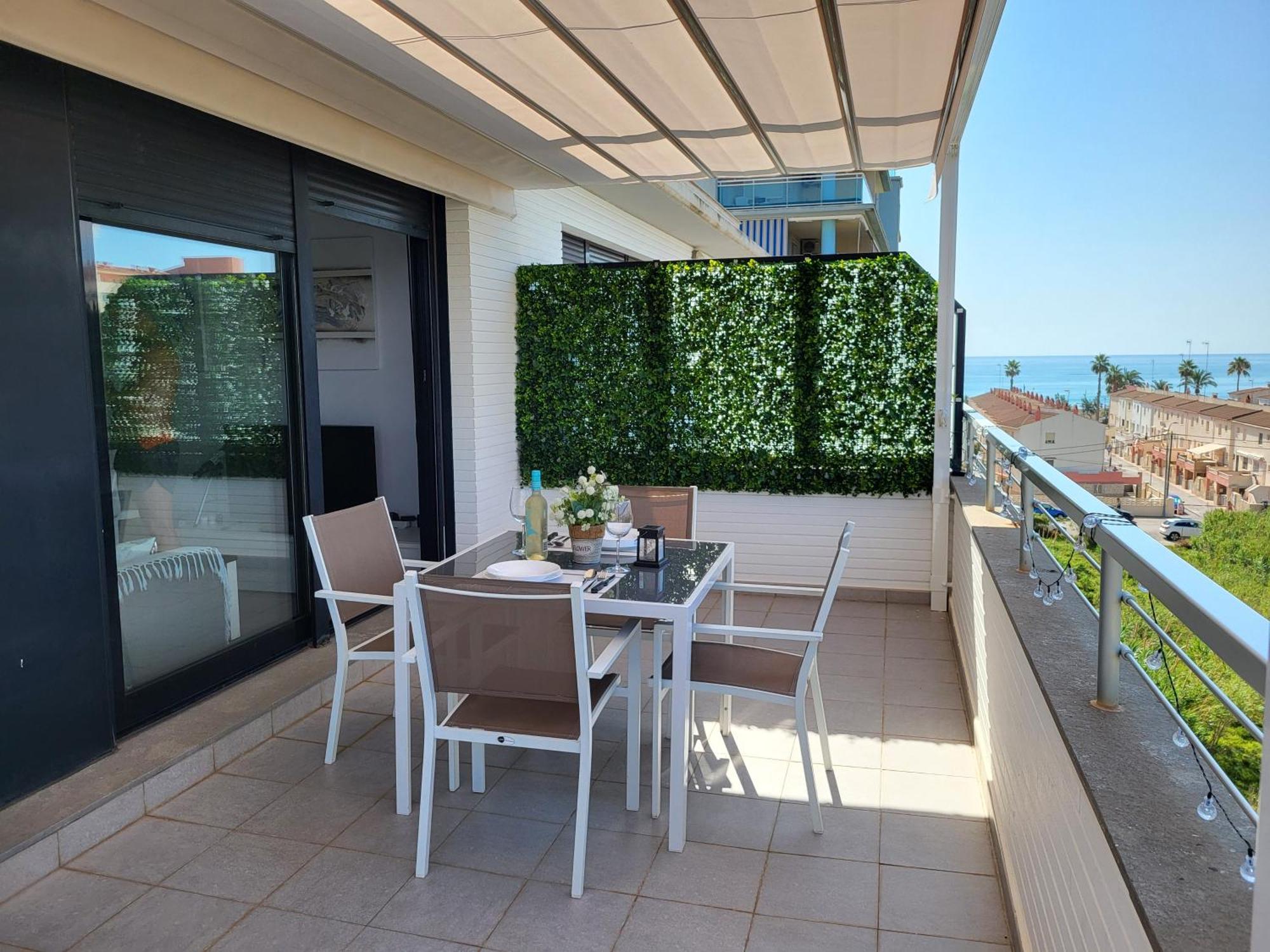 Atico Aqua Peniscola, 1ª Linea De Playa, Parking Y Piscina Apartment Bagian luar foto